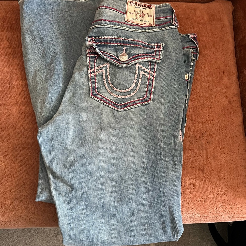 Pink True Religion jeans